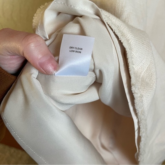 W‎ by Worth White Cotton Square Neck Dress - Picture 7 of 8